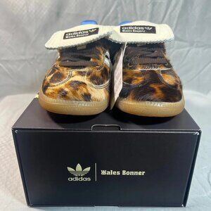 Adidas Wales Bonner X Samba Pony Leopard Sneakers